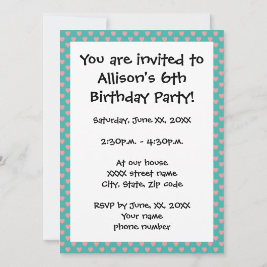 Cute Panda Birthday Kaart (Achterkant)