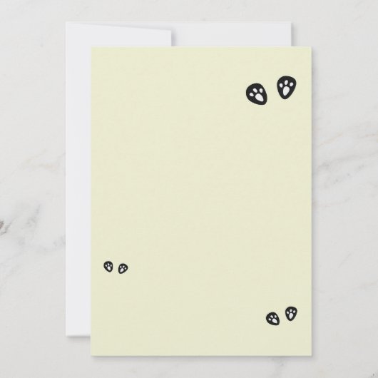 Cute Panda Birthday Uitnodiging (Achterkant)