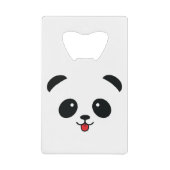 Cute Panda Blep Mlem Blop Creditkaart Flessenopener (Voorkant)