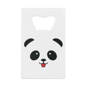 Cute Panda Blep Mlem Blop Creditkaart Flessenopener