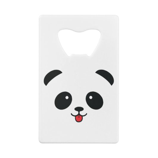 Cute Panda Blep Mlem Blop Creditkaart Flessenopener (Achterkant)