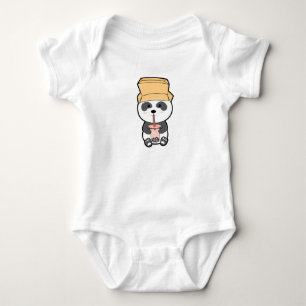 Cute Panda Boba Kawai Romper