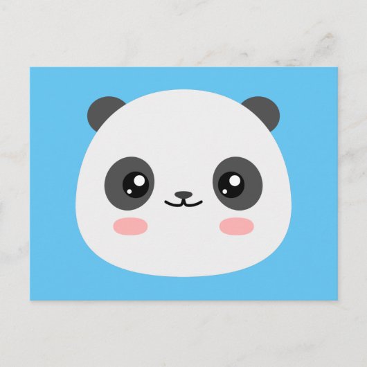 Cute Panda Briefkaart (Voorkant)
