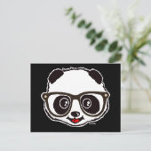 Cute Panda Briefkaart (Staand voorkant)