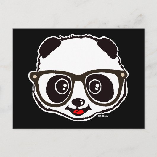 Cute Panda Briefkaart (Voorkant)