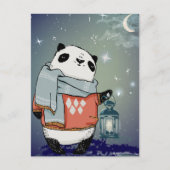 Cute Panda Briefkaart (Voorkant)