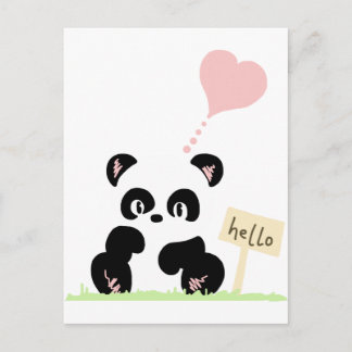 Cute Panda Briefkaart