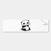 Cute Panda Bumpersticker (Voorkant)