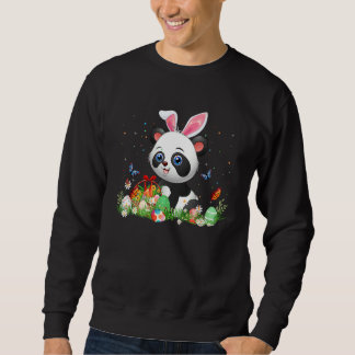Cute Panda Bunny Egg Hunting Colorful Egg Happy Ea Trui