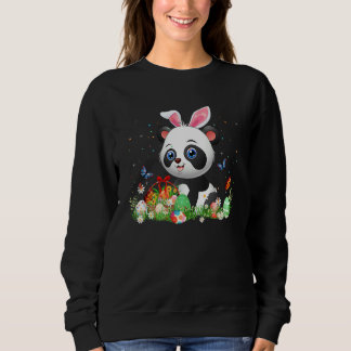 Cute Panda Bunny Egg Hunting Colorful Egg Happy Ea Trui