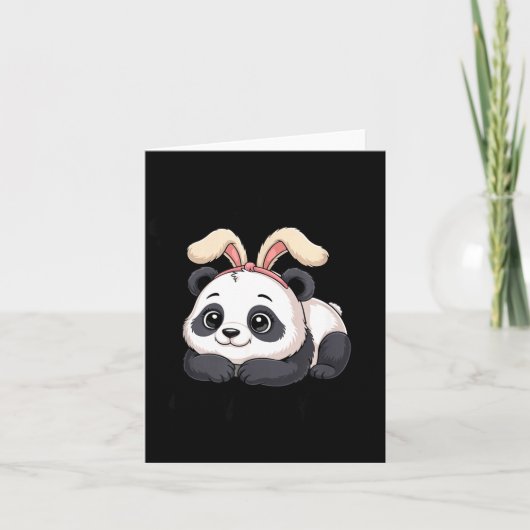 Cute Panda Bunny Some Bunny Loves You  Kaart (Voorkant)