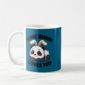 Cute Panda Bunny Some Bunny Loves You  Koffiemok (Links)