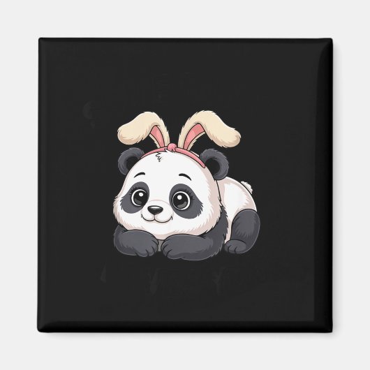 Cute Panda Bunny Some Bunny Loves You  Magneet (Voorkant)