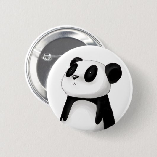 Cute Panda Button (Voorkant /achterkant)