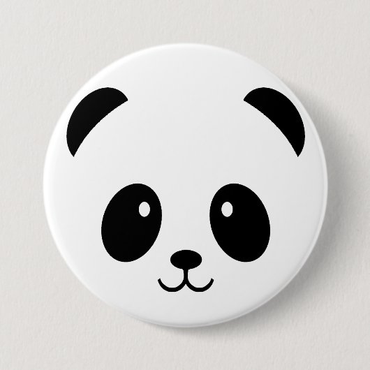 Cute Panda Button Badge Pin Pandas (Voorkant)