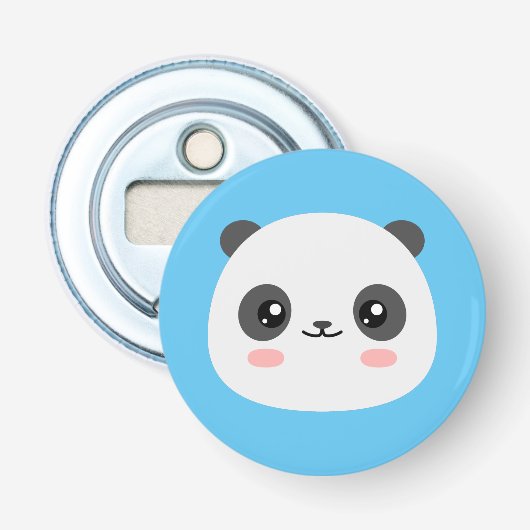 Cute Panda Button Flesopener (Voorkant)