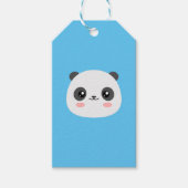 Cute Panda Cadeaulabel (Voorkant)