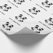 Cute Panda Cadeaupapier (Hoek)