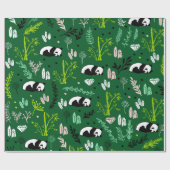 Cute Panda Cadeaupapier (Vlak)
