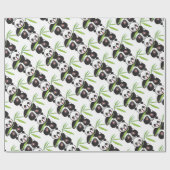 Cute Panda Cadeaupapier (Vlak)