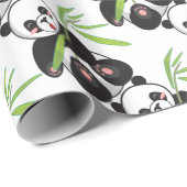 Cute Panda Cadeaupapier (Rol Hoek)