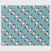 Cute Panda Cadeaupapier (Vlak)