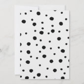 Cute Panda Cartoon Birthday Party RSVP Kaart (Achterkant)