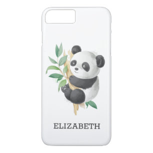 Cute Panda iPhone 8/7 Plus Hoesje