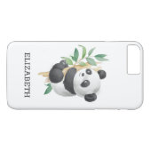 Cute Panda Case-Mate iPhone Case (Achterkant (Horizontaal))