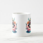 Cute Panda Chilling in een binnenbuis Koffiemok (Center)