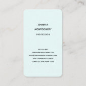 Cute Panda Chilling in een binnenbuis Visitekaartje (Achterkant)