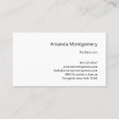 Cute Panda Chilling in een binnenbuis Visitekaartje (Achterkant)