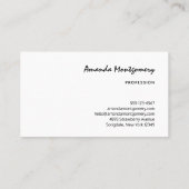 Cute Panda Chilling in een binnenbuis Visitekaartje (Achterkant)