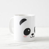 Cute Panda Classic Mok voor kinderen (Voorkant links)