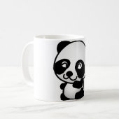 Cute Panda Coffee Mok (Voorkant links)