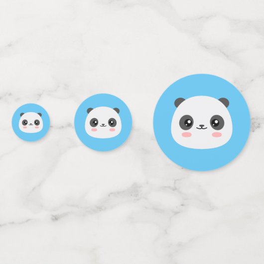 Cute Panda Confetti (Voorkanten)