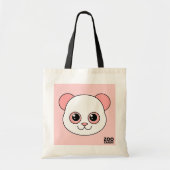 Cute Panda Cotton Snoep Tote Bag (Voorkant)