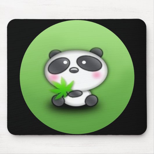 Cute Panda Cub Muismat (Voorkant)