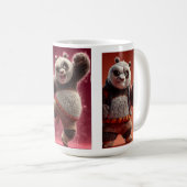 Cute Panda cup Koffiemok (Voorkant rechts)