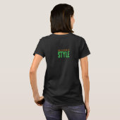Cute Panda Dames T-Shirt | Schattige Kawaii Panda (Achterkant volledig)