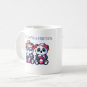 Cute Panda Design Koffiemok (Voorkant links)