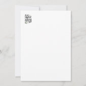 Cute Panda die Bamboo Garden speelt Bedankkaart (Achterkant)