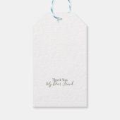 Cute Panda die Bamboo Garden White Ver speelt Cadeaulabel (Achterkant)