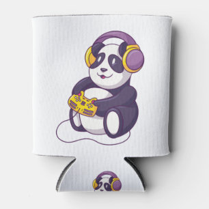 Cute Panda die videospelletjes speelt - Grappige d Blikjeskoeler