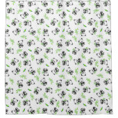 Cute Panda Douchegordijn (Voorkant)