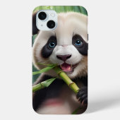 Cute Panda Eating Bamboo Case-Mate iPhone Case (Achterkant)