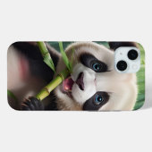 Cute Panda Eating Bamboo Case-Mate iPhone Case (Achterkant (horizontaal))