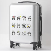 Cute Panda Emoji Sticker Pack (Koffer)