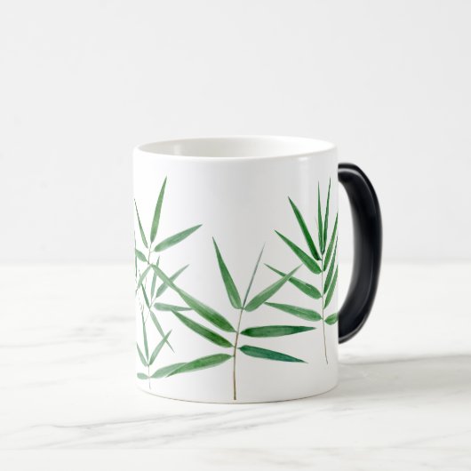 Cute Panda en Bamboo Magische Mok (Voorkant rechts)