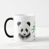 Cute Panda en Bamboo Magische Mok (Links)